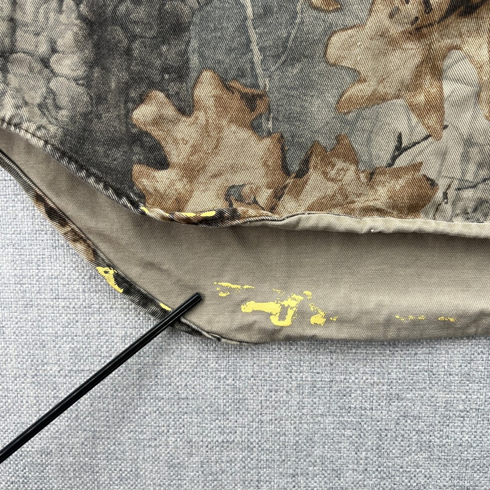 VTG Walls Button Up Shirt Men XL Brown Camo Realtree Hardwoods Hunting Workwear - Picture 6 of 12